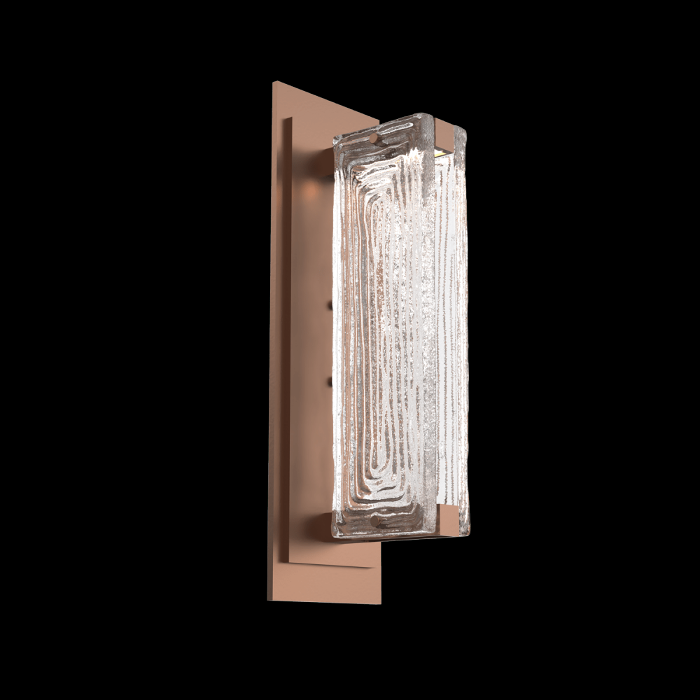 Tabulo Sconce-Burnished Bronze-Linea Cast Glass