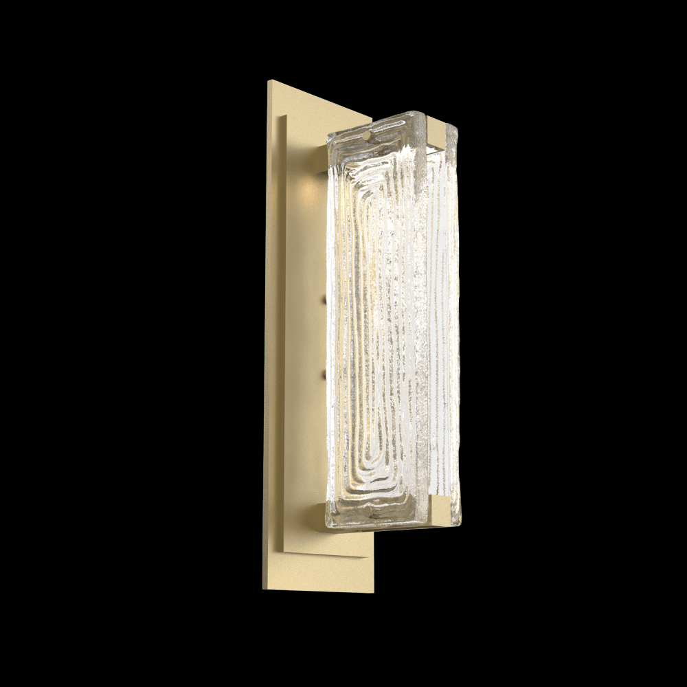 Tabulo Sconce-Gilded Brass-Linea Cast Glass