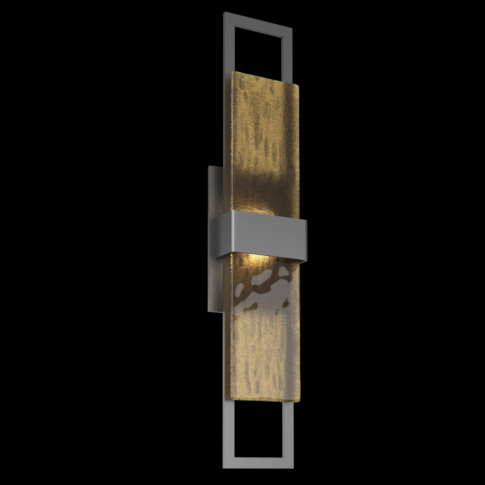 Sasha 28" Sconce-Argento Grey-Bronze Granite