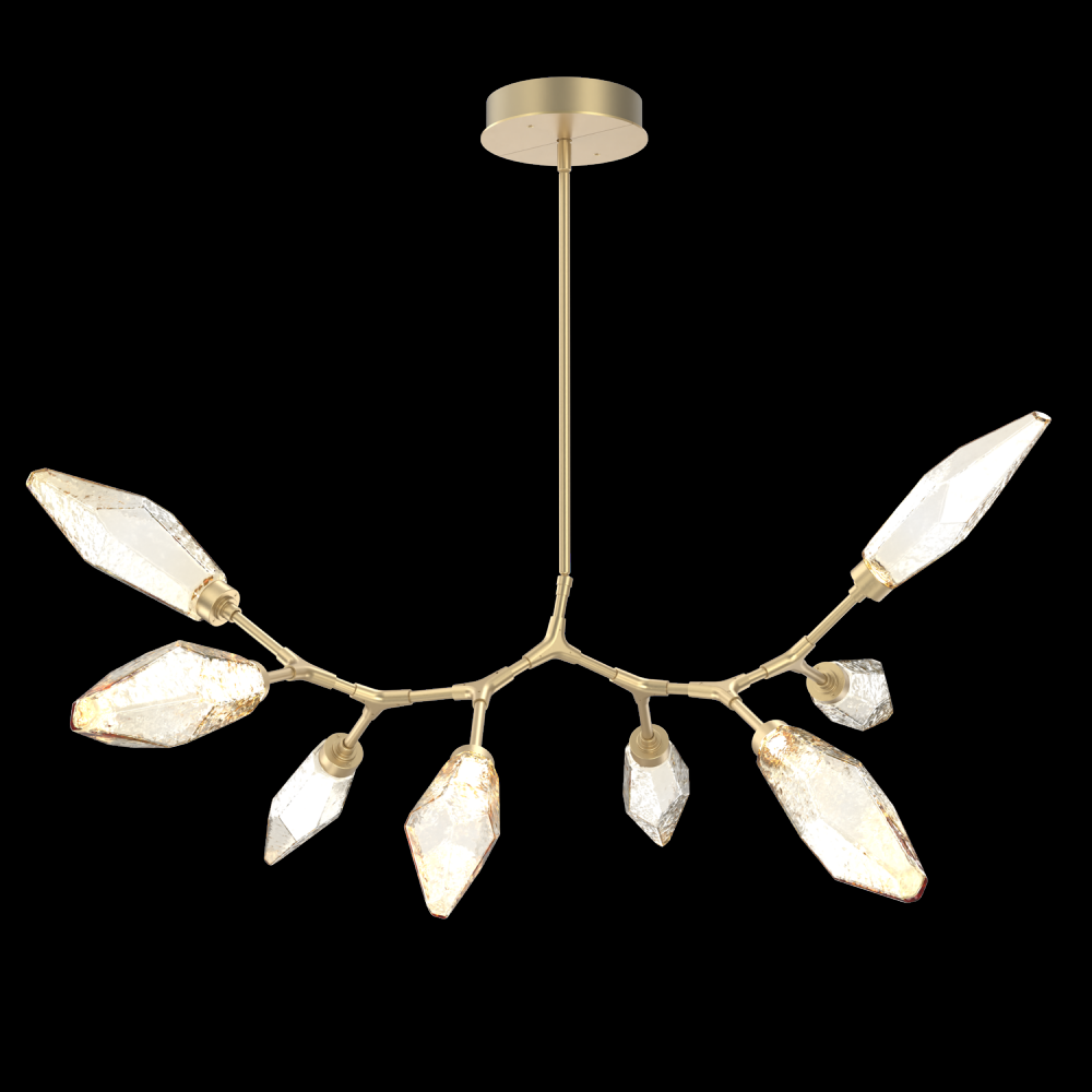 Rock Crystal Modern Branch Chandelier - Quick Ship