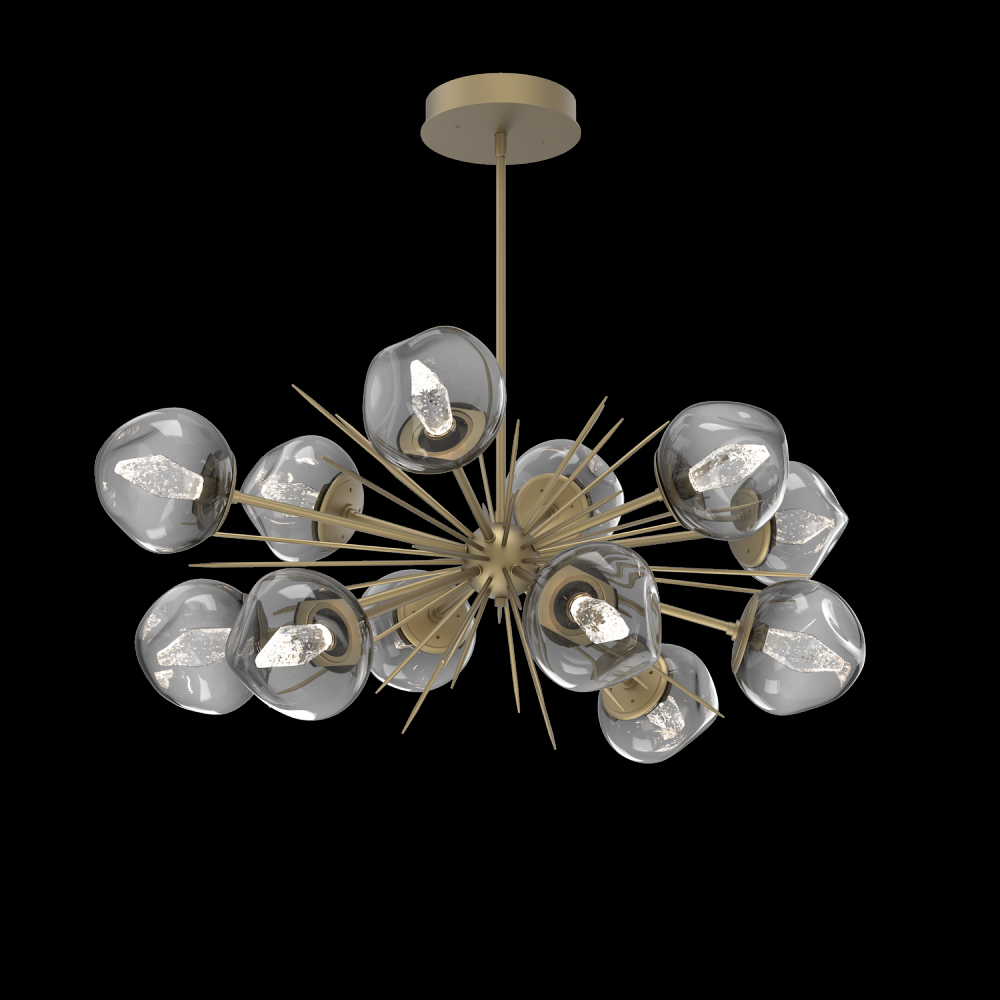 Luna Oval Starburst Chandelier