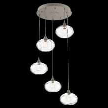 Hammerton CHB0036-05-BS-OC-C01-E2 - Coppa Round 5pc Multi-Pendant