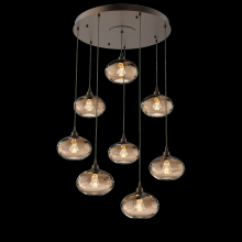 Hammerton CHB0036-08-FB-OB-C01-E2 - Coppa Round 8pc Multi-Pendant