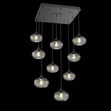 Hammerton CHB0036-09-MB-OS-C01-E2 - Coppa Square 9pc Multi-Pendant