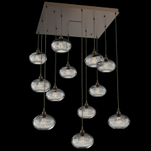 Hammerton CHB0036-12-FB-OS-C01-E2 - Coppa Square 12pc Multi-Pendant