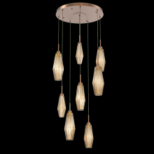 Hammerton CHB0049-08-BB-RB-C01-L1 - Aalto Round 8pc Multi-Pendant