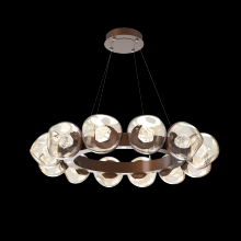  CHB0095-36-BB-ZA-CA1-L3 - Luna Radial Ring Chandelier