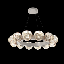  CHB0095-36-BS-FA-CA1-L3 - Luna Radial Ring Chandelier