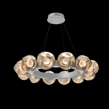  CHB0095-36-CS-FB-CA1-L1 - Luna Radial Ring Chandelier