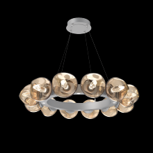  CHB0095-36-CS-GB-CA1-L3 - Luna Radial Ring Chandelier