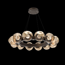  CHB0095-36-FB-FB-CA1-L3 - Luna Radial Ring Chandelier