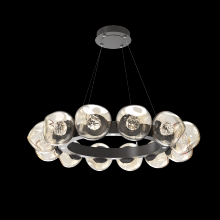  CHB0095-36-GP-FA-CA1-L3 - Luna Radial Ring Chandelier