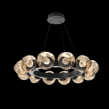 Hammerton CHB0095-36-MB-FB-CA1-L1 - Luna Radial Ring Chandelier