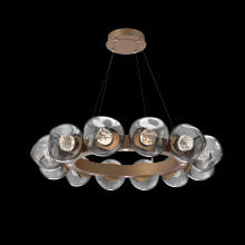 Hammerton CHB0095-36-NB-FS-CA1-L1 - Luna Radial Ring Chandelier