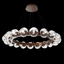  CHB0095-48-BB-GC-CA1-L3 - Luna Radial Ring Chandelier