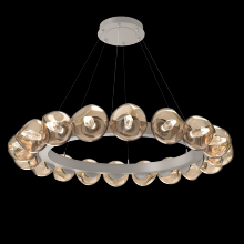 Hammerton CHB0095-48-BS-GB-CA1-L1 - Luna Radial Ring Chandelier