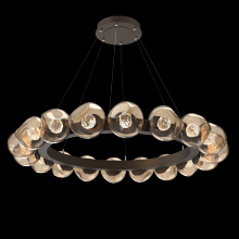  CHB0095-48-FB-FB-CA1-L3 - Luna Radial Ring Chandelier