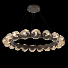  CHB0095-48-FB-GB-CA1-L3 - Luna Radial Ring Chandelier