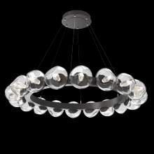  CHB0095-48-GP-GC-CA1-L3 - Luna Radial Ring Chandelier