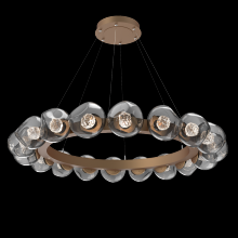  CHB0095-48-NB-FS-CA1-L3 - Luna Radial Ring Chandelier