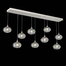 Hammerton PLB0036-09-BS-OS-C01-E2 - Coppa Linear 9pc Multi-Pendant