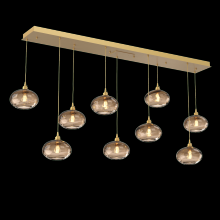 Hammerton PLB0036-09-GB-OB-C01-E2 - Coppa Linear 9pc Multi-Pendant