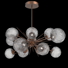 Hammerton PLB0092-0D-BB-S-001-L3 - Gaia Oval Starburst Chandelier