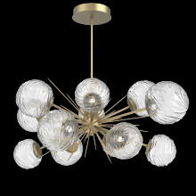 Hammerton PLB0092-0D-GB-C-001-L3 - Gaia Oval Starburst Chandelier