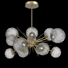 Hammerton PLB0092-0D-GB-S-001-L3 - Gaia Oval Starburst Chandelier