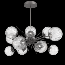 Hammerton PLB0092-0D-GP-C-001-L3 - Gaia Oval Starburst Chandelier