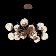  PLB0095-0D-BB-GA-001-L1 - Luna Oval Starburst Chandelier