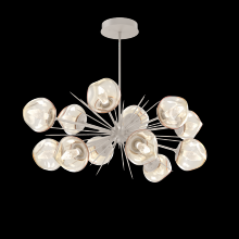 Hammerton PLB0095-0D-BS-GA-001-L1 - Luna Oval Starburst Chandelier