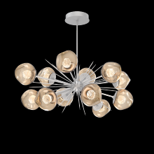  PLB0095-0D-CS-FB-001-L3 - Luna Oval Starburst Chandelier