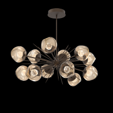  PLB0095-0D-FB-FB-001-L3 - Luna Oval Starburst Chandelier