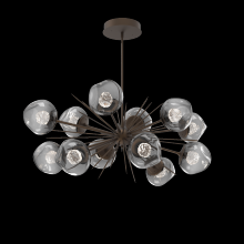  PLB0095-0D-FB-FS-001-L1 - Luna Oval Starburst Chandelier