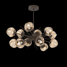  PLB0095-0D-FB-GB-001-L3 - Luna Oval Starburst Chandelier