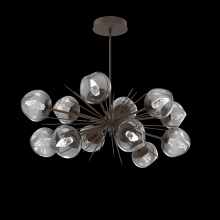 Hammerton PLB0095-0D-FB-GS-001-L1 - Luna Oval Starburst Chandelier