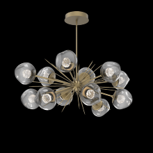  PLB0095-0D-GB-FS-001-L1 - Luna Oval Starburst Chandelier