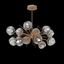 Hammerton PLB0095-0D-NB-GS-001-L3 - Luna Oval Starburst Chandelier