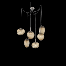 Hammerton SCB0069-06-BS-FB-C01-L3 - Cosmos Round 6pc Swag Multi-Pendant