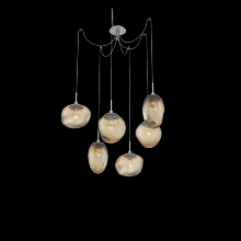 Hammerton SCB0069-06-CS-FB-C01-L3 - Cosmos Round 6pc Swag Multi-Pendant