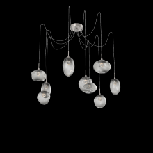 Hammerton SCB0069-09-BS-FS-C01-L1 - Cosmos Round 9pc Swag Multi-Pendant