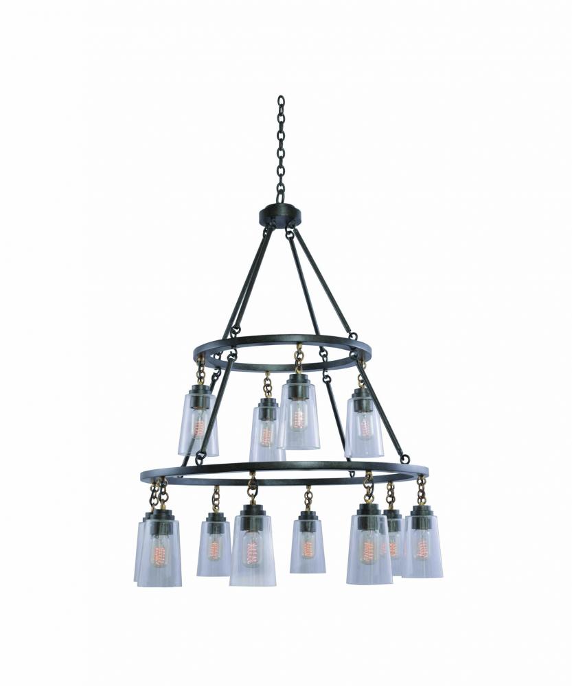 Dillon (8+4) Light 2 Tier Pendant