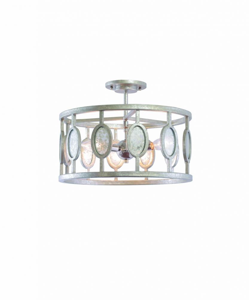 Palomar 3 Light Semi Flush Mount