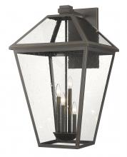 ECOM Only 579XLX-ORB - 4 Light Outdoor Wall Light