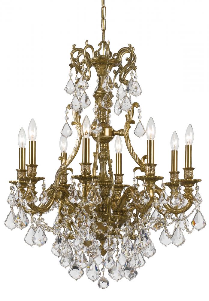 Crystorama Yorkshire 8 Light Clear Crystal Chandelier