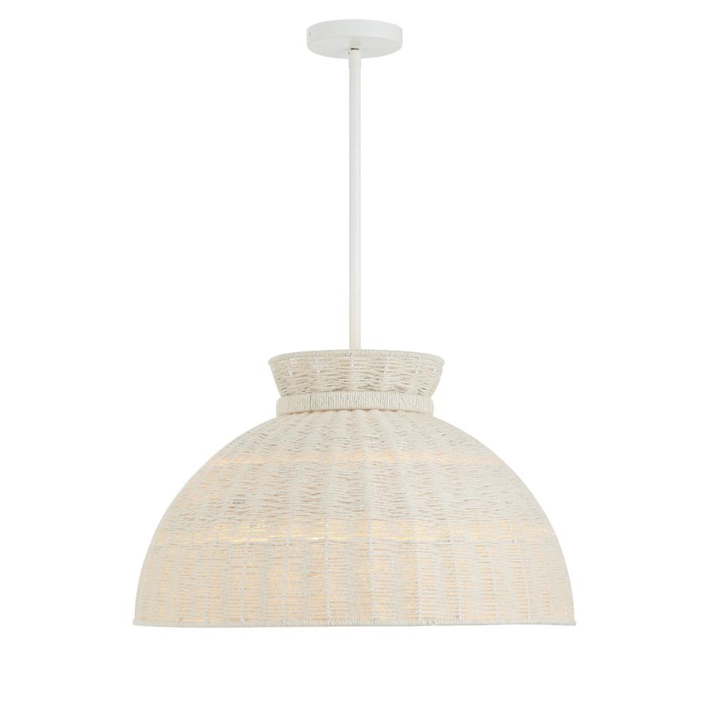 Reese 4 Light Matte White Pendant