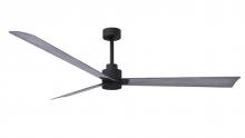 Matthews Fan Company AK-BK-BW-72 - Alessandra 3-blade transitional ceiling fan in matte black finish with barnwood blades. Optimized