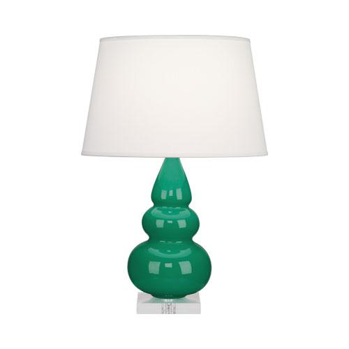 Emerald Small Triple Gourd Accent Lamp