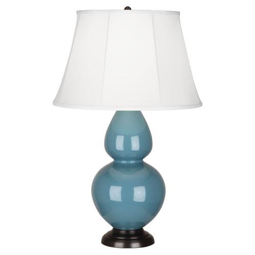 Steel Blue Double Gourd Table Lamp